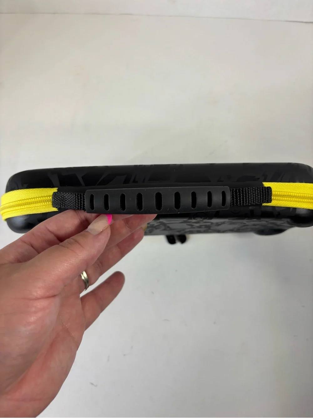 Pikachu Pokémon Nintendo Switch Case Black and Yellow Carrying Case